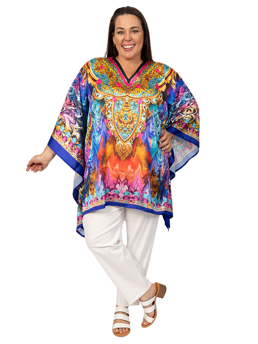 Cyrus Kaftan Top - Print