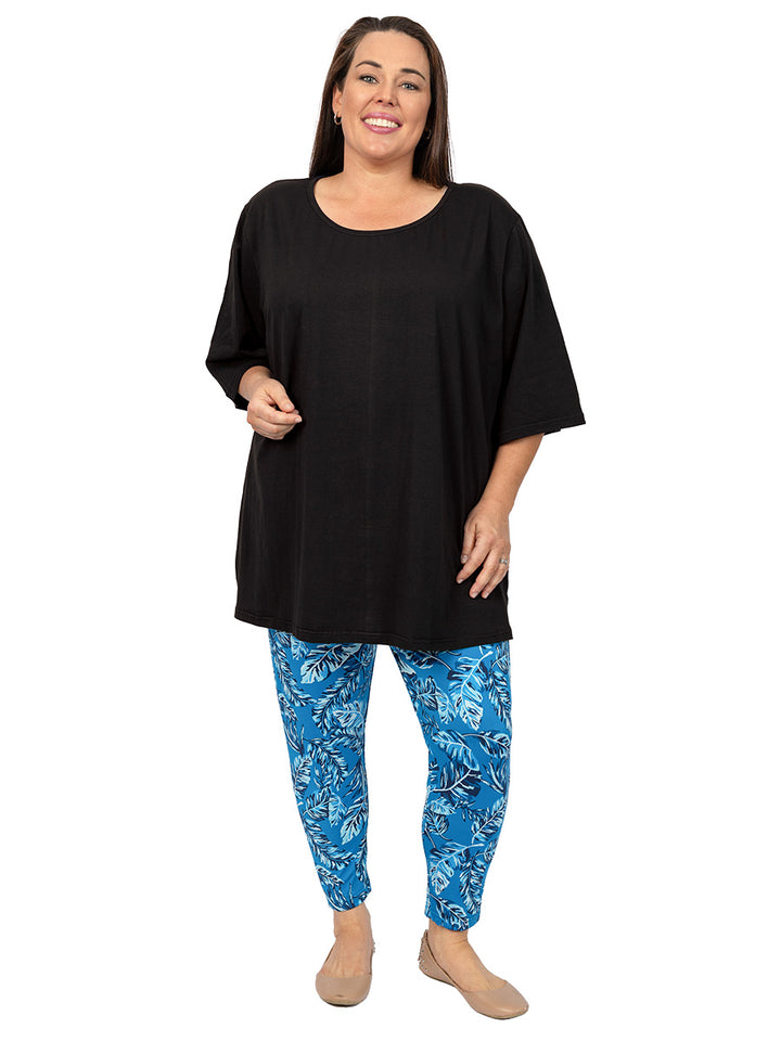 Truly Leggings - Blue Print