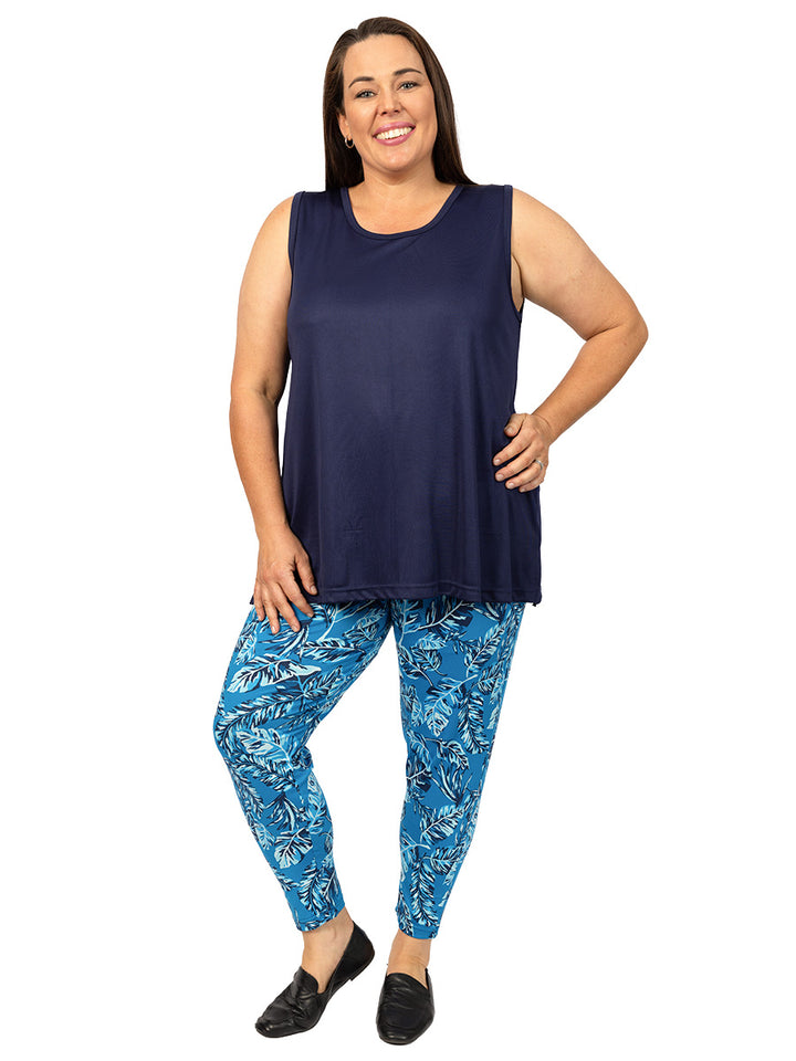 SAMPLE ONLY - Truly Leggings - Blue Print**