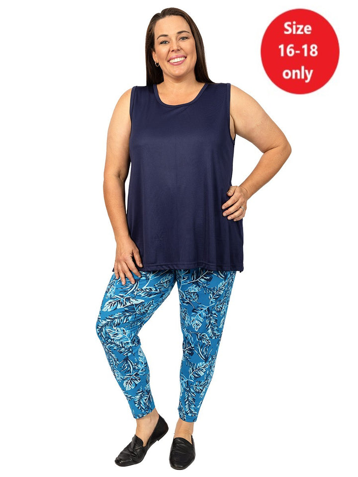 SAMPLE ONLY - Truly Leggings - Blue Print