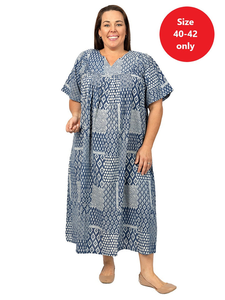 Daystar Dress - Navy Print**