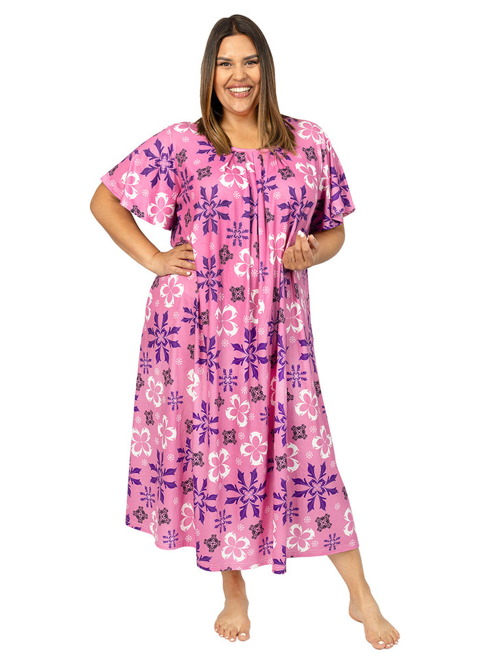 Emerson Nightie -  French Pink Print