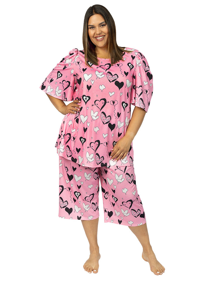 McKenna Sleep Capri - Charm Pink