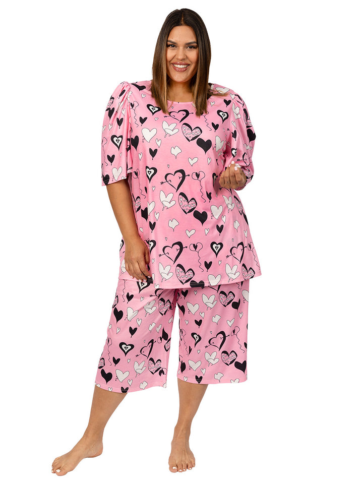 McKenna Sleep Capri - Charm Pink