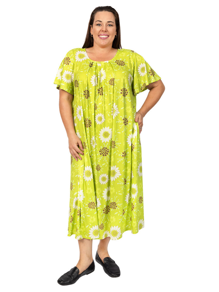 Emerson Nightie -  Lime Green Print