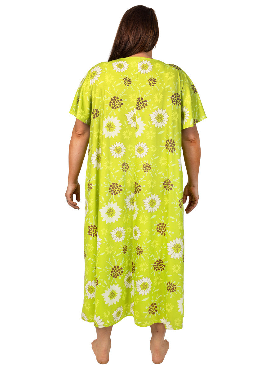 Emerson Nightie -  Lime Green Print