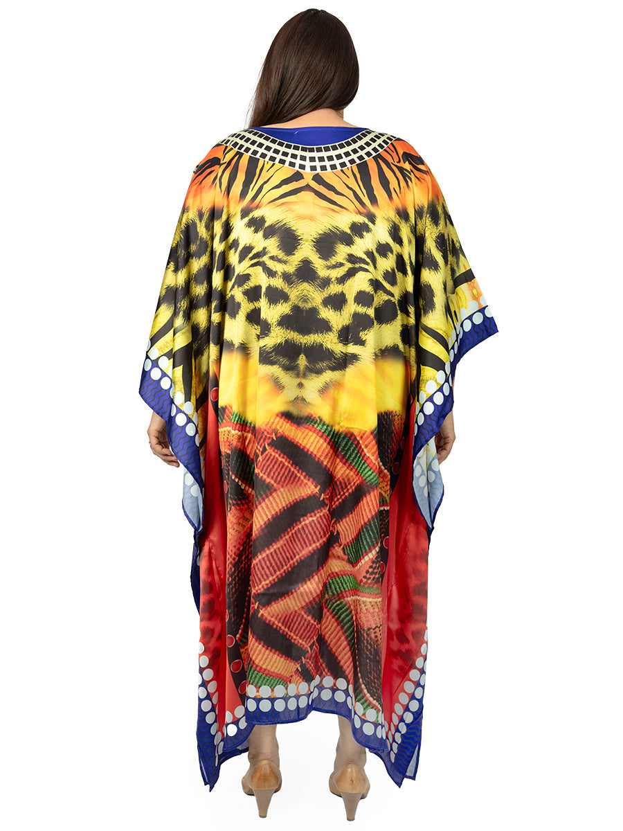 Cosmo Kaftan Dress - Print