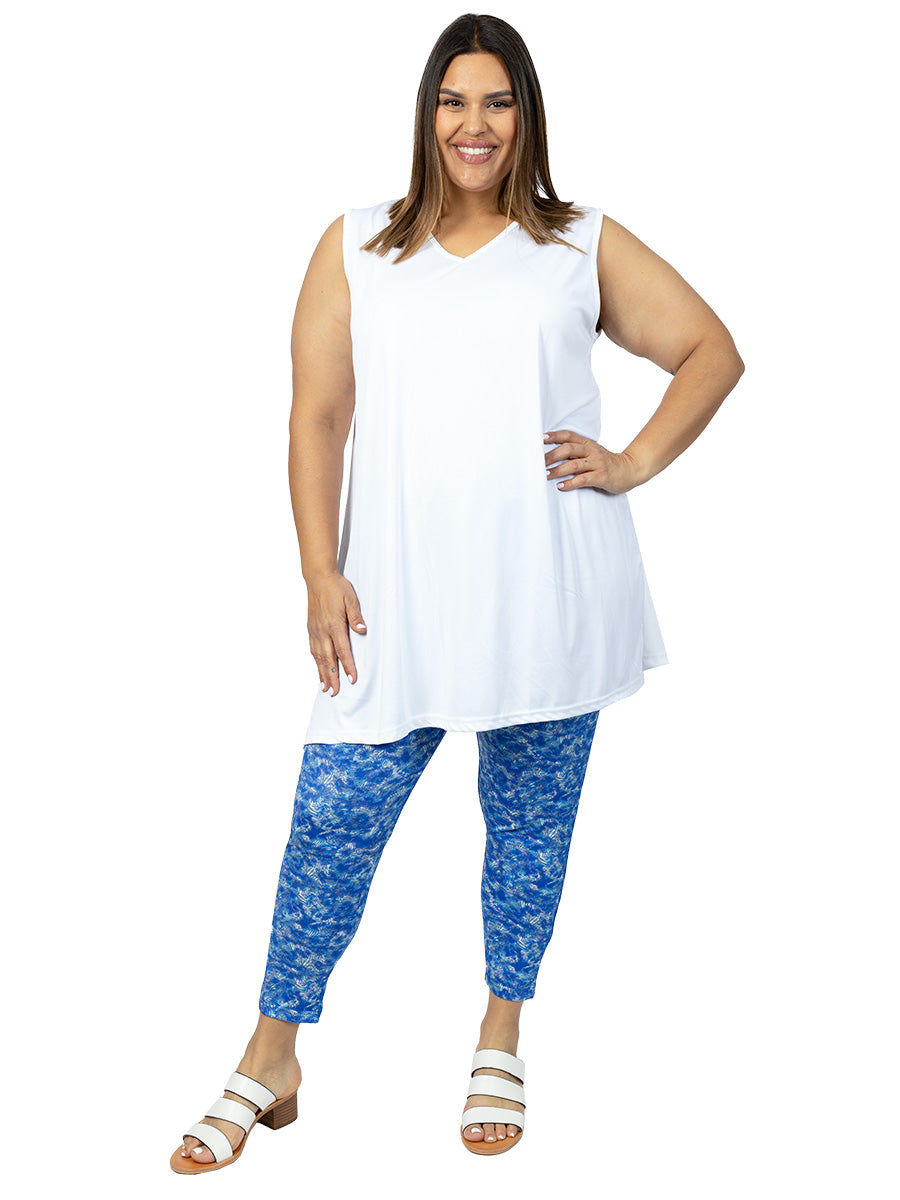 Truly Leggings - Blue Print