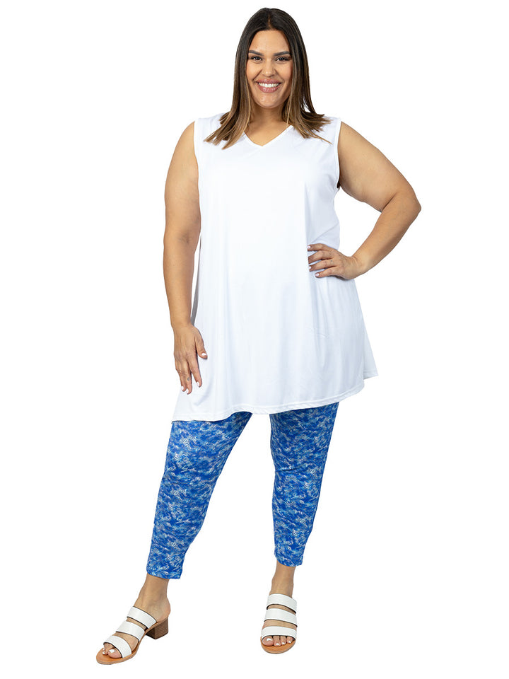 Truly Leggings - Blue Print