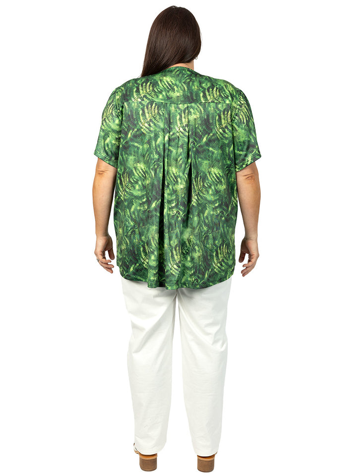 Jungle Top - Green Print