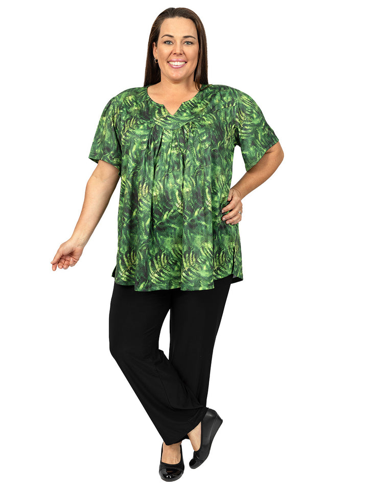 Jungle Top - Green Print