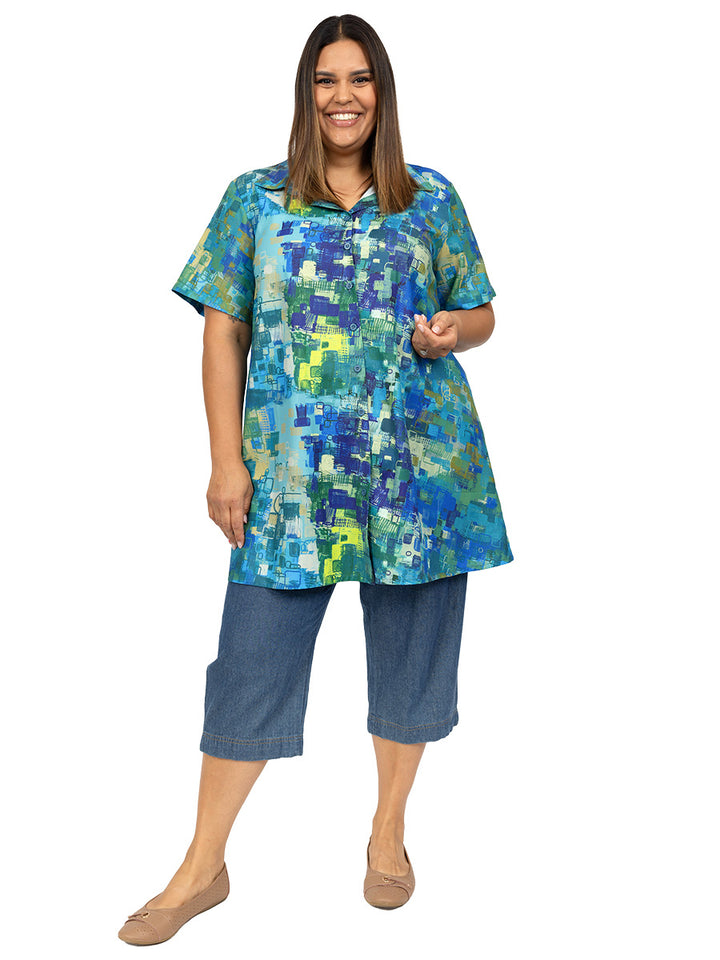 Sundance Tunic - Blue Print