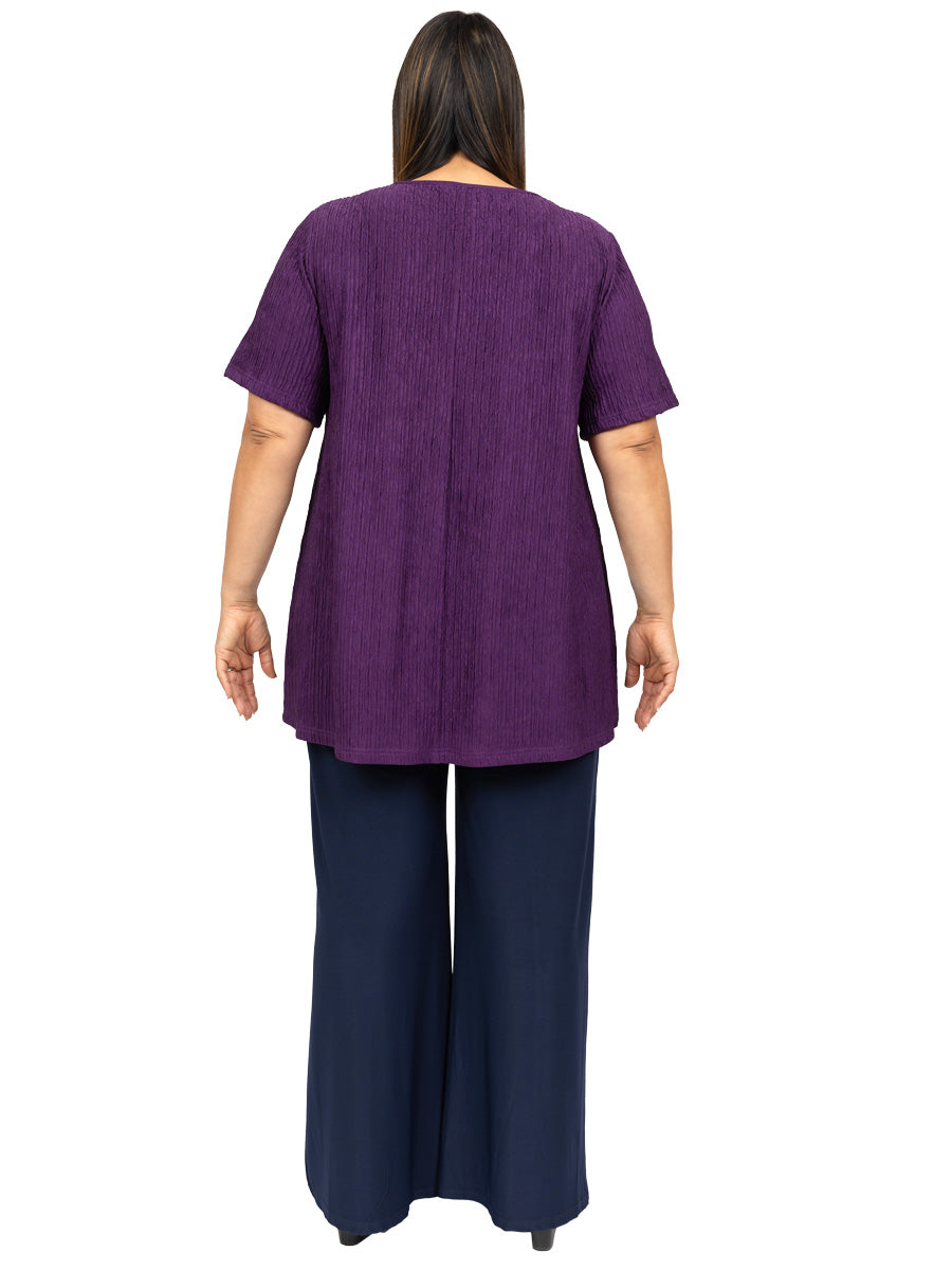 Cosmic Dreams Top - Plum