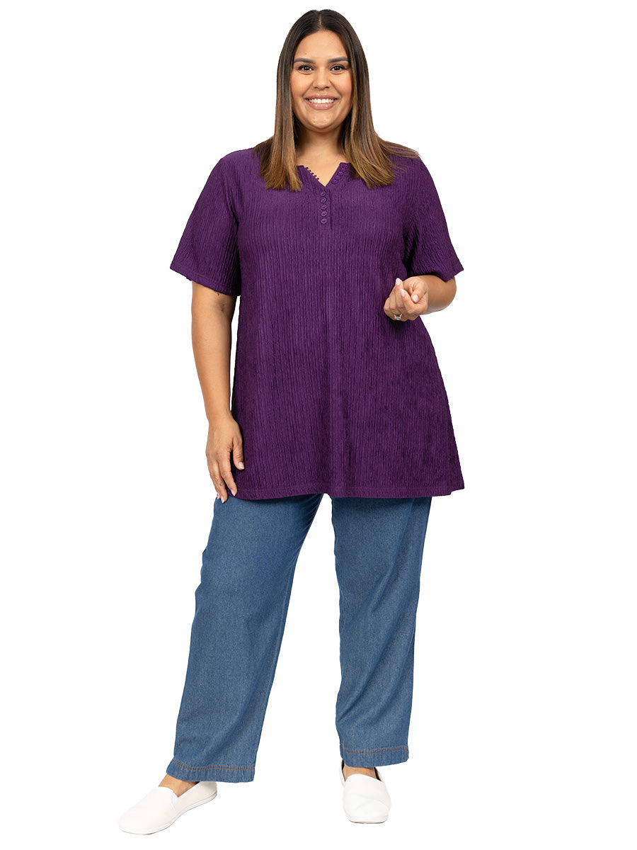 Cosmic Dreams Top - Plum