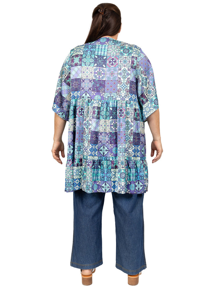 Bluebell Tunic - Blue Print