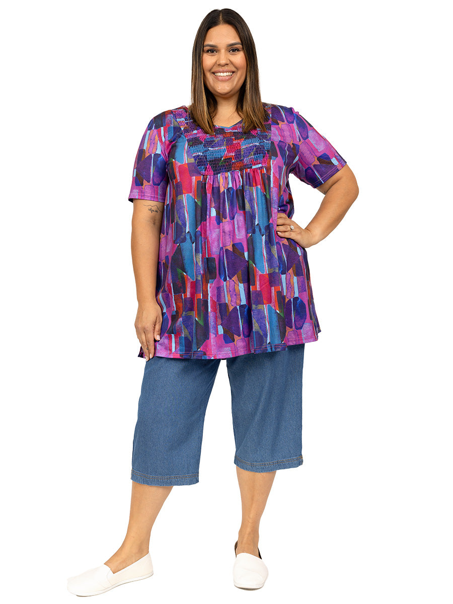 Candlewood Top - Purple Print