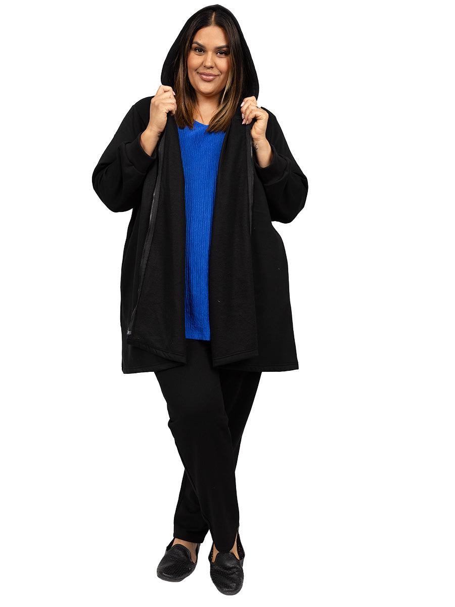 Lenora Fleece Jacket - Black