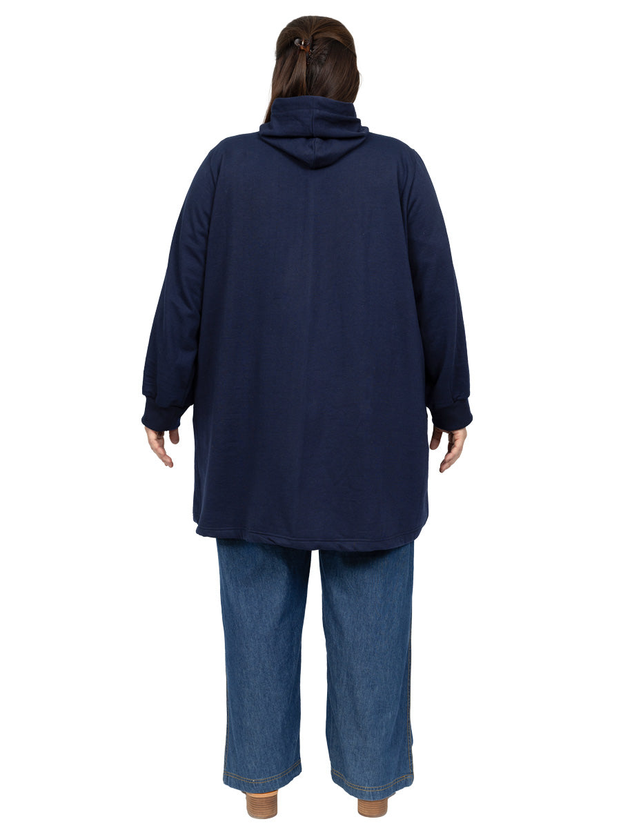 Lenora Fleece Jacket - Navy