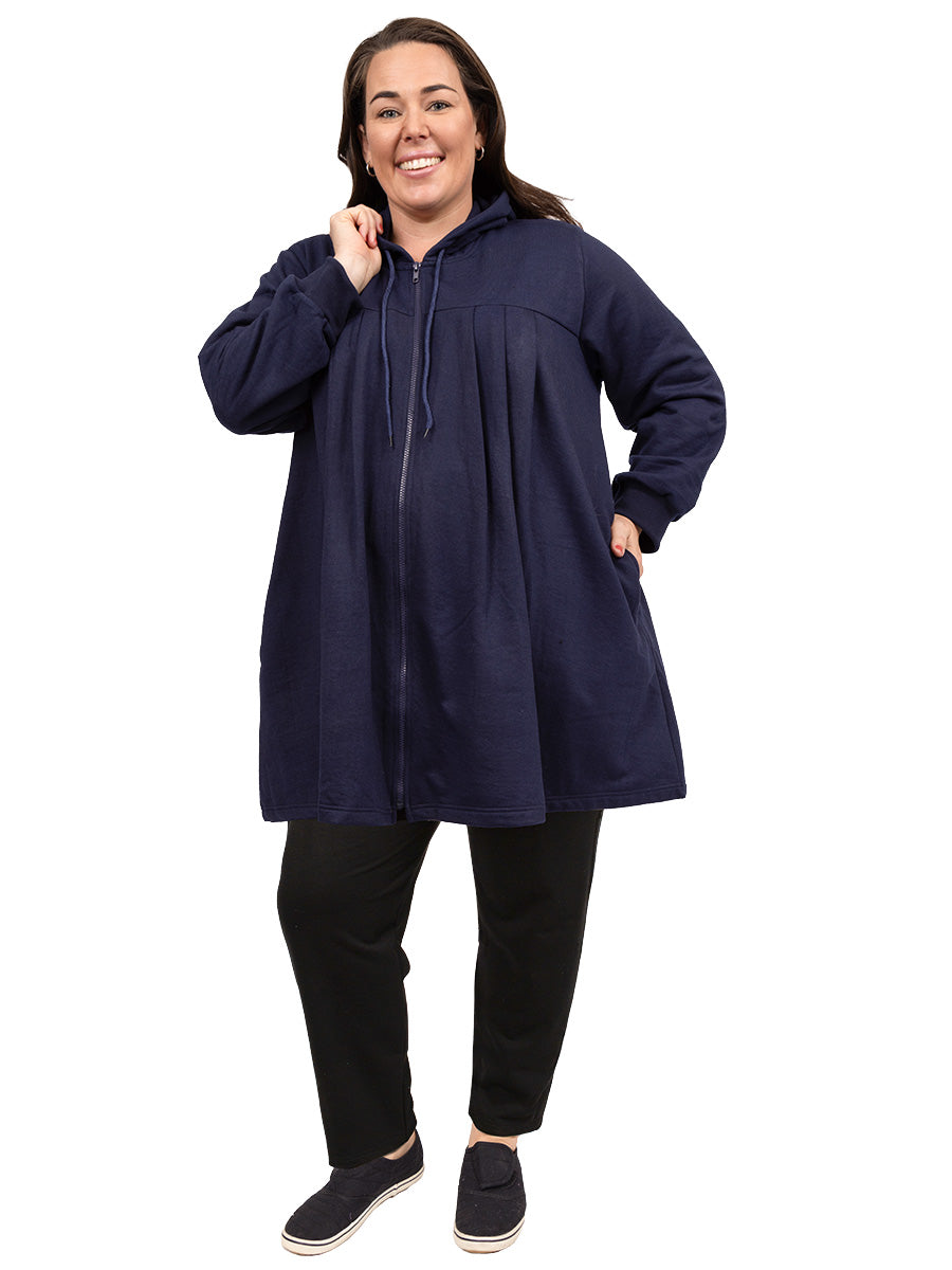 Lenora Fleece Jacket - Navy