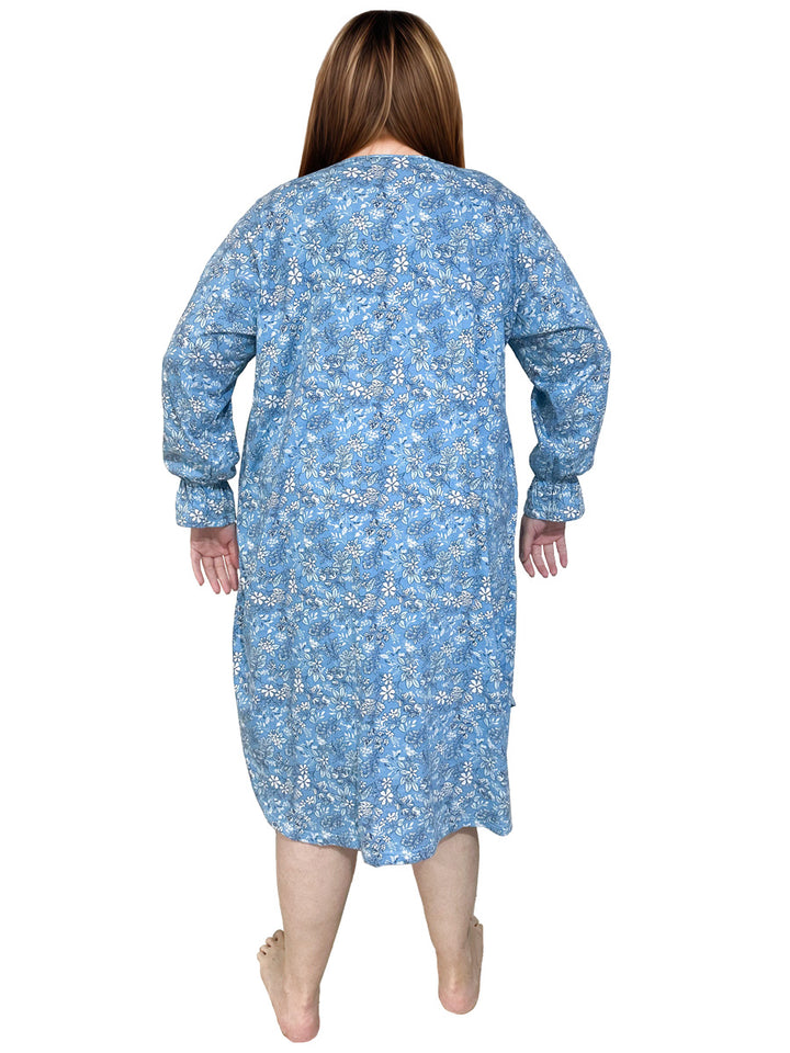 Yolanda Nightie - Blue print