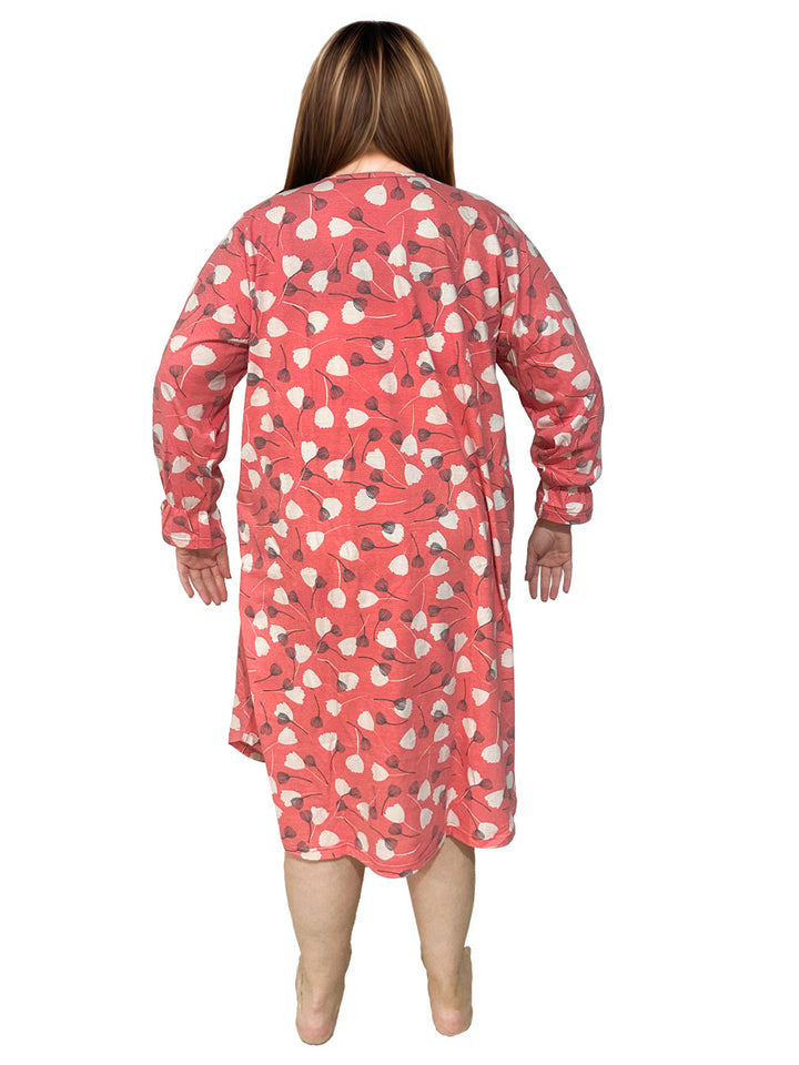 Yolanda Nightie - Peach Print