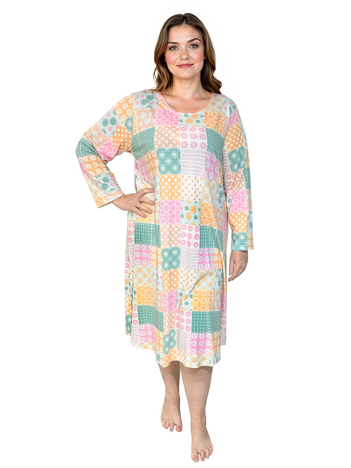 Devina Nightie - Multi Print