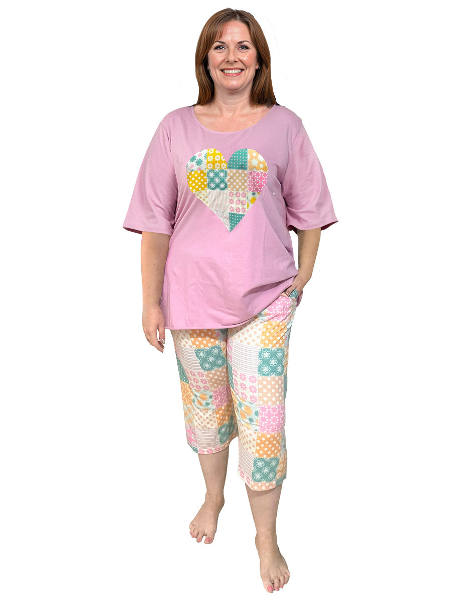 Devina Sleep Tee - Cherry Blossom Print