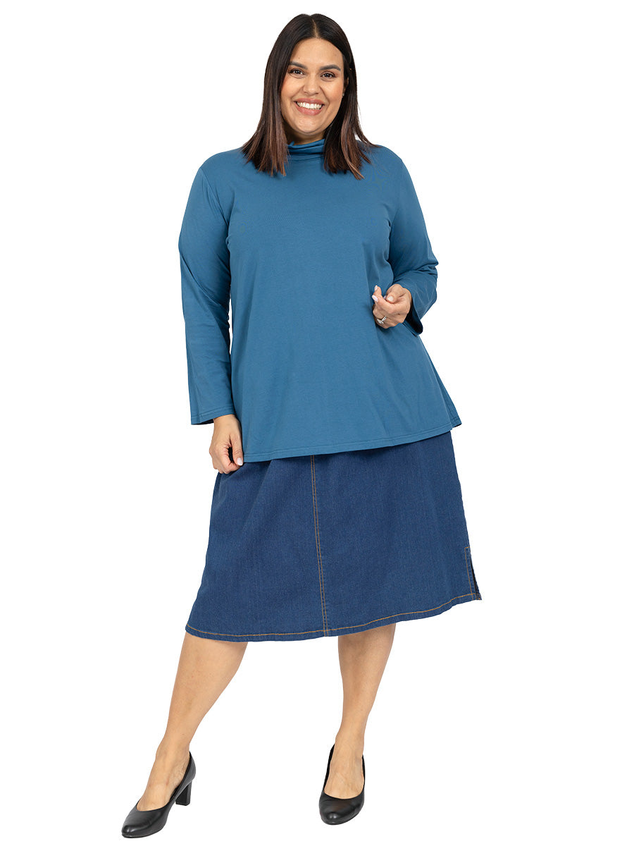 Madison Skivvy - Stormy Teal | Clothing Tops | Dale and Waters