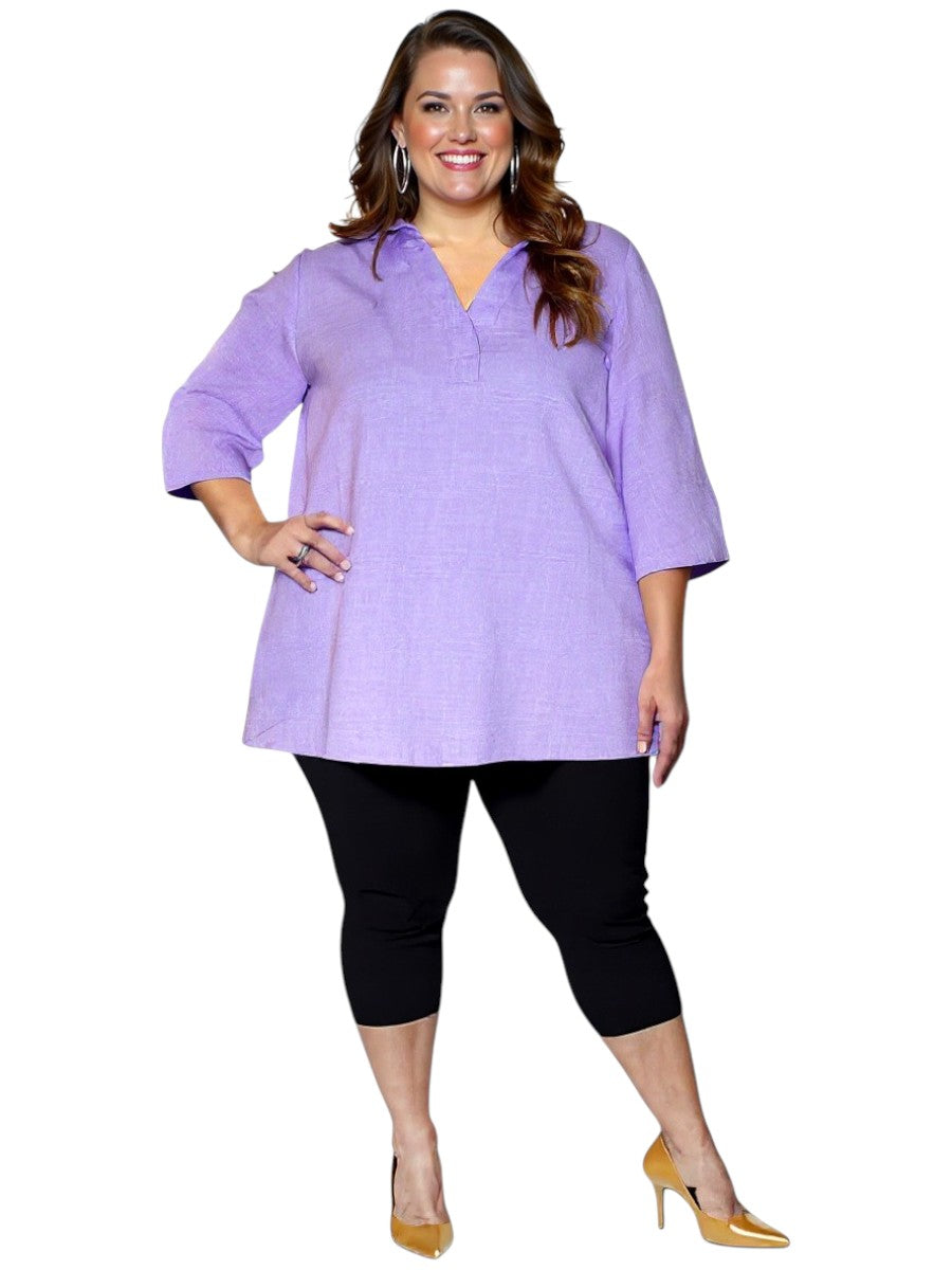 3/4 Leggings - Black