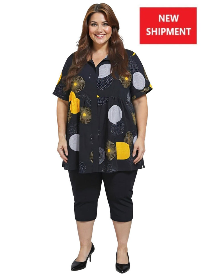 3/4 Leggings - Black