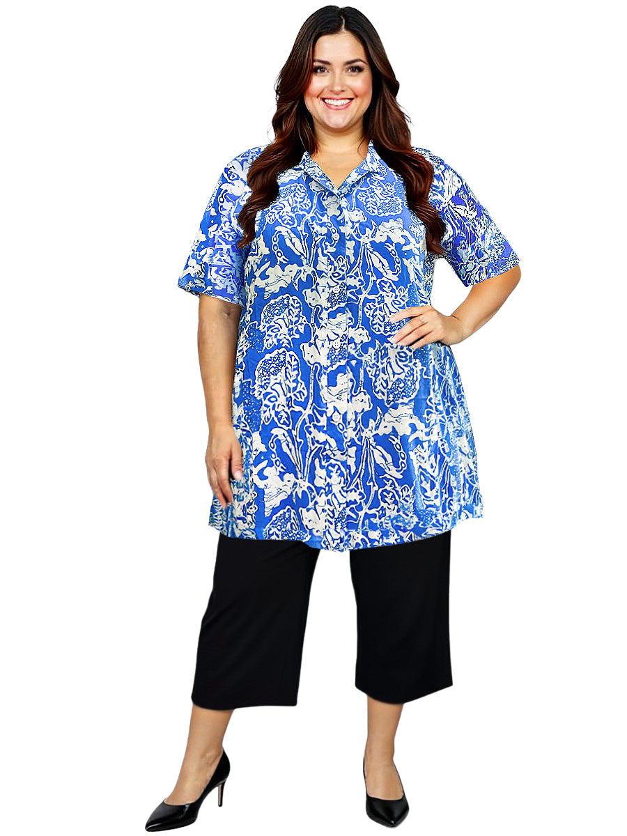 Bright Night Coulottes Capris - Black