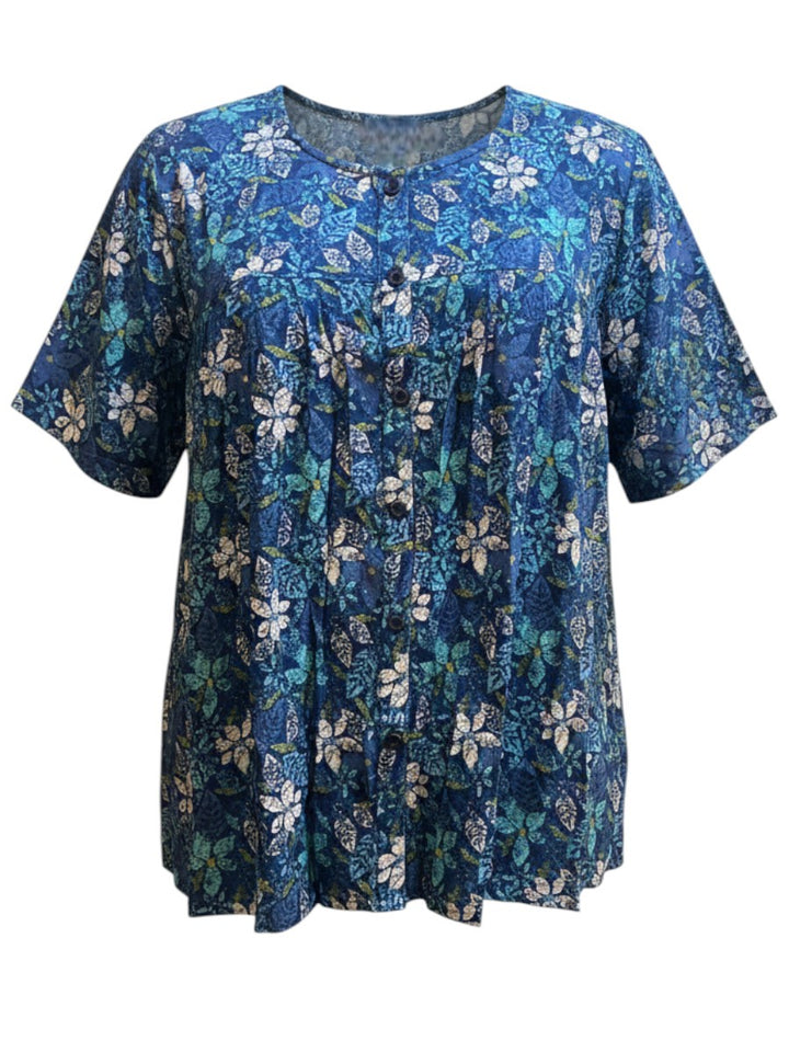 Krista Top - Blue Print