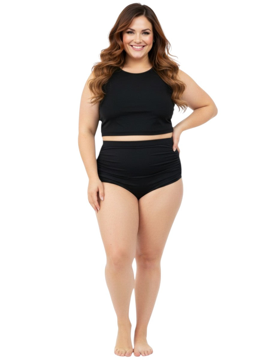 Sunset Shore Swim Briefs - Black