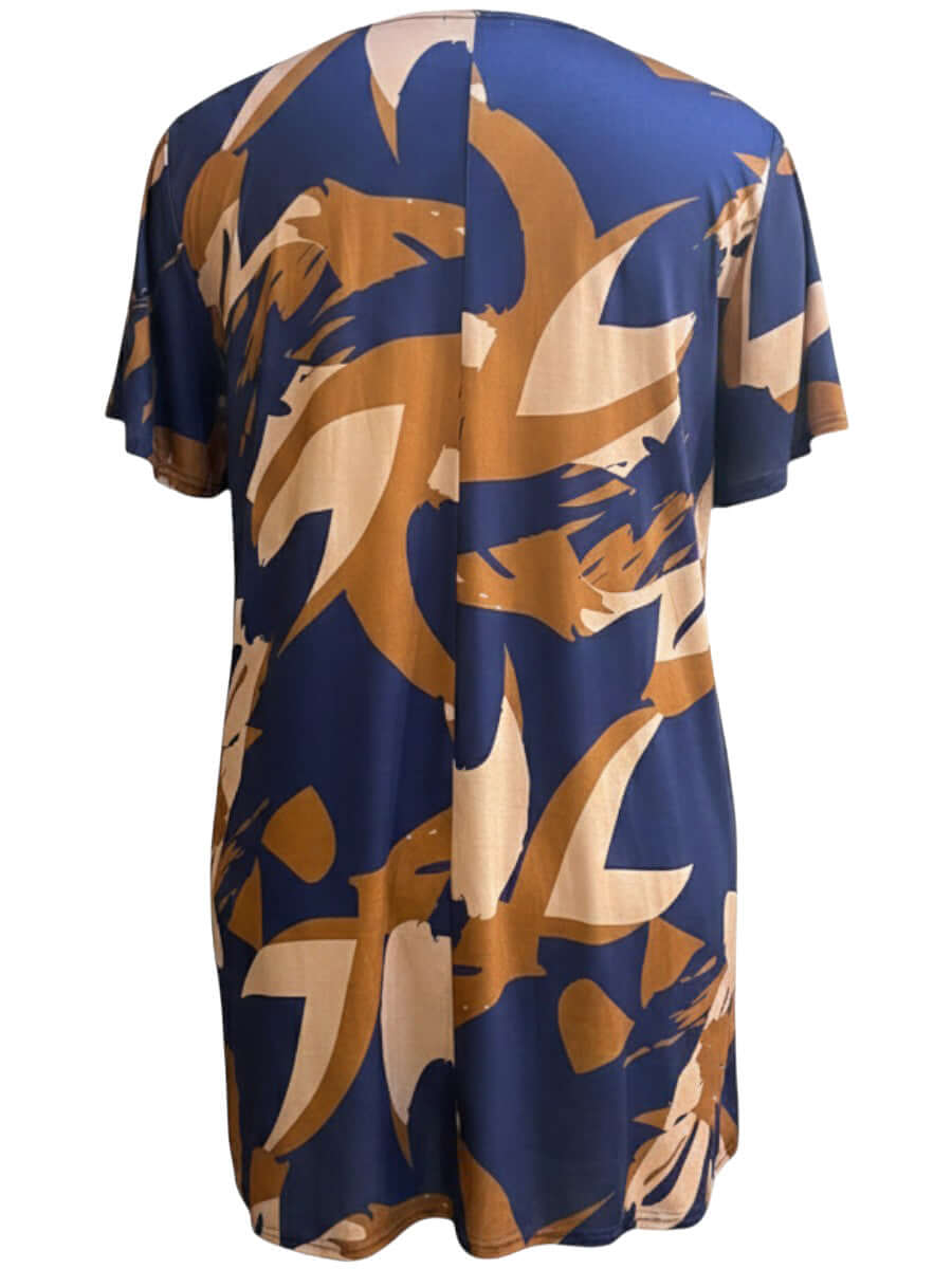 Manning Top - Navy Print