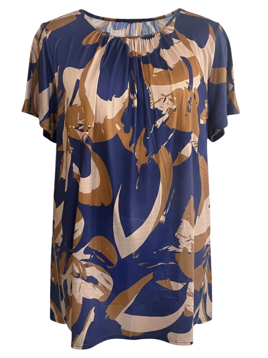 Manning Top - Navy Print