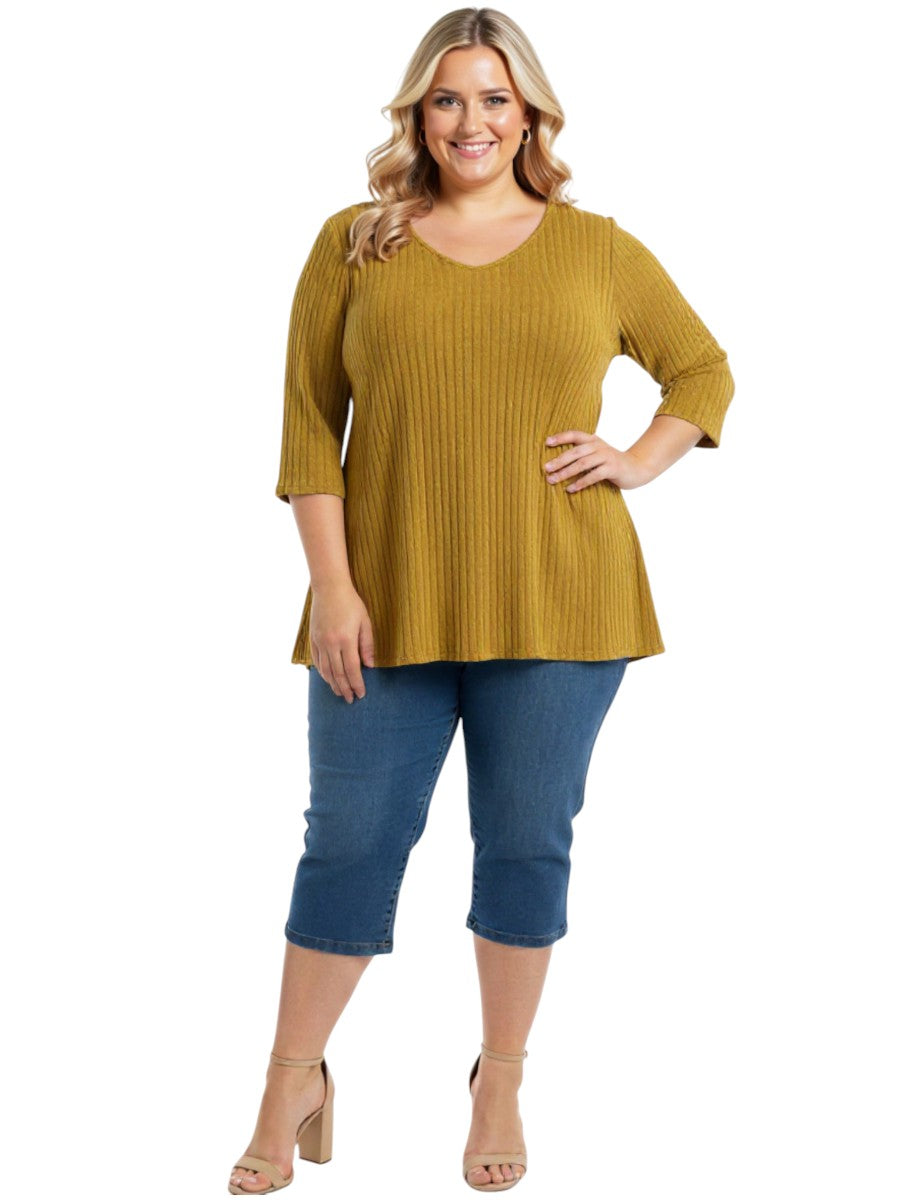 Addison Top - Mustard