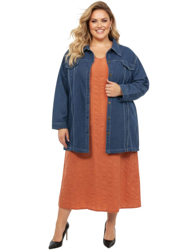 Payson Dress - Rust