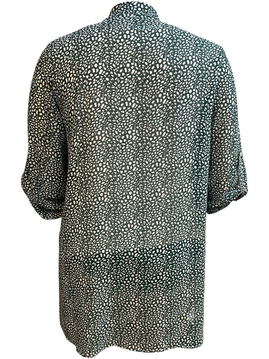 Ardell Blouse - Green Print