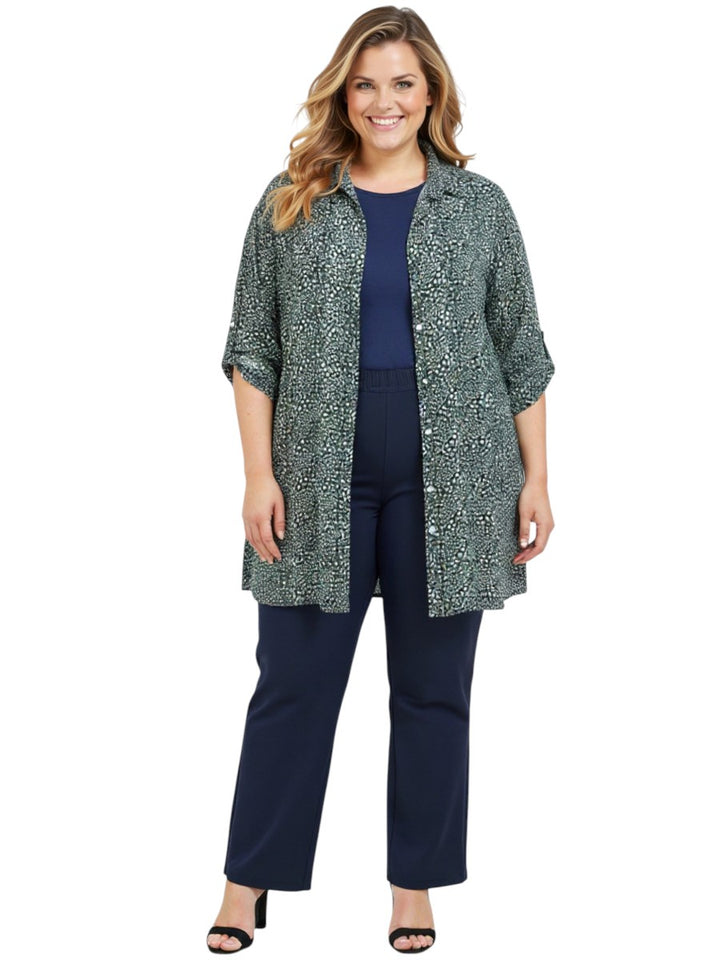Crepe Pants- Navy