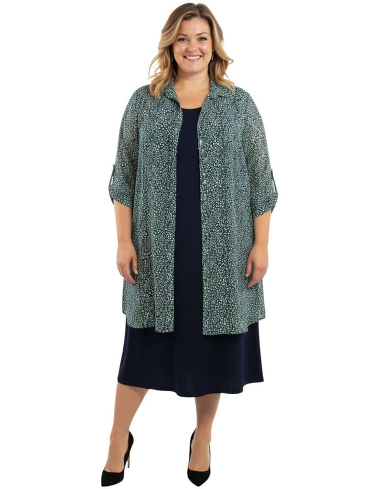 Ardell Blouse - Green Print