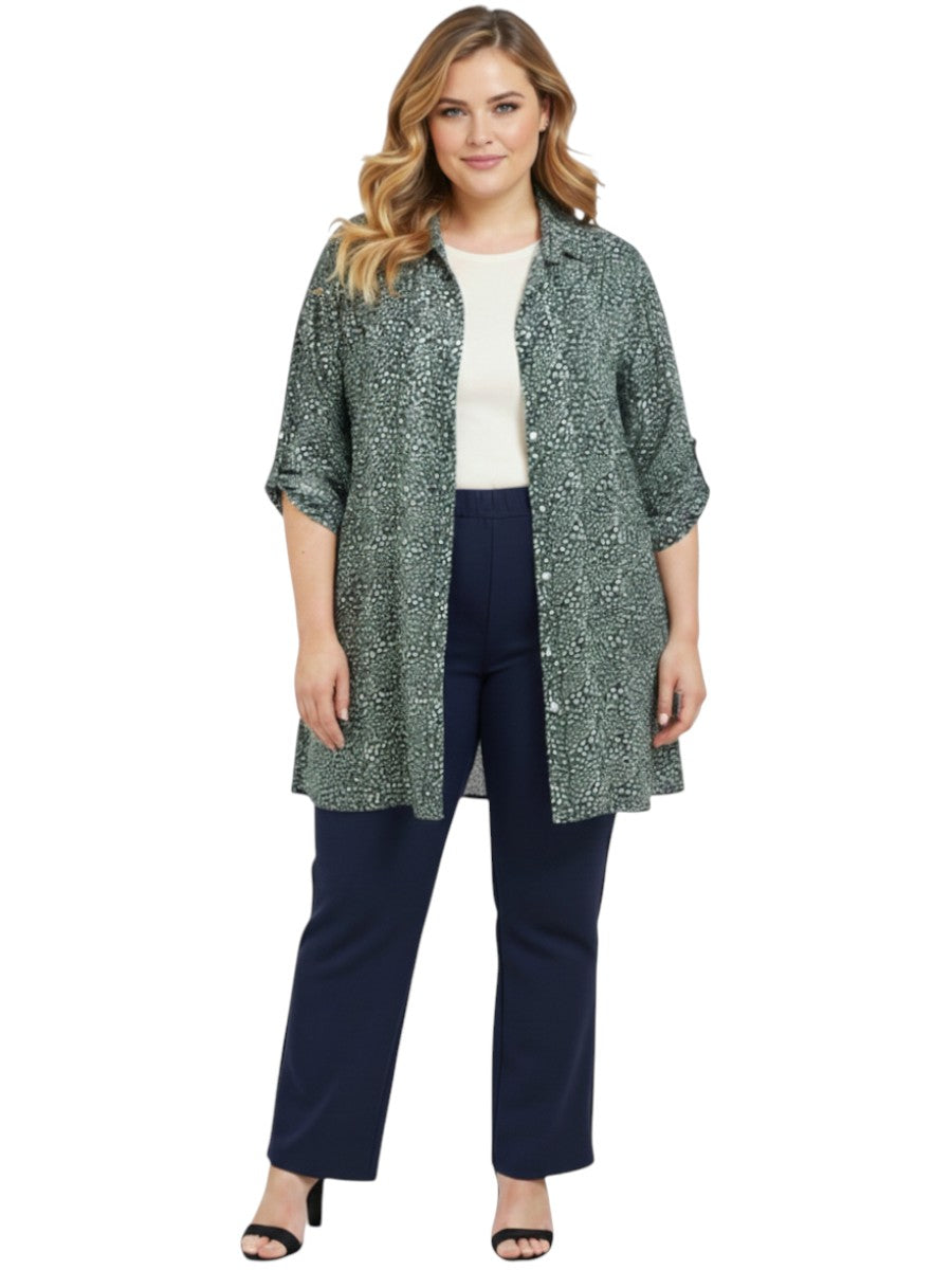 Crepe Pants- Navy