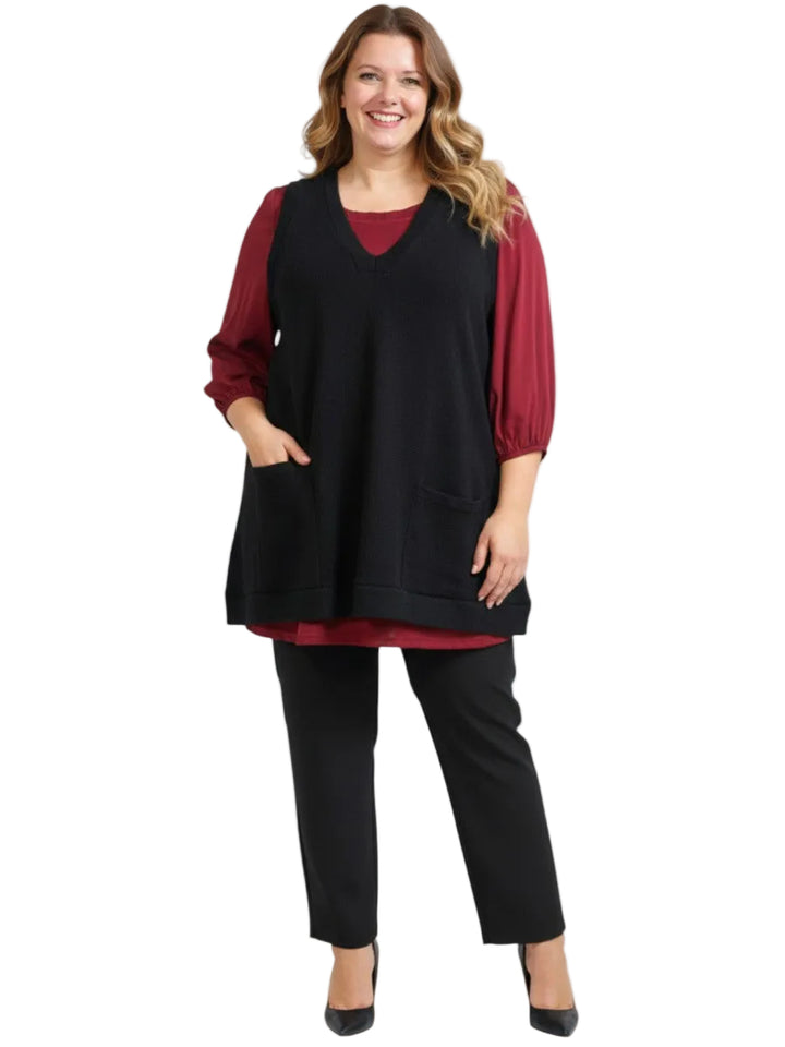 Crepe Pants- Black