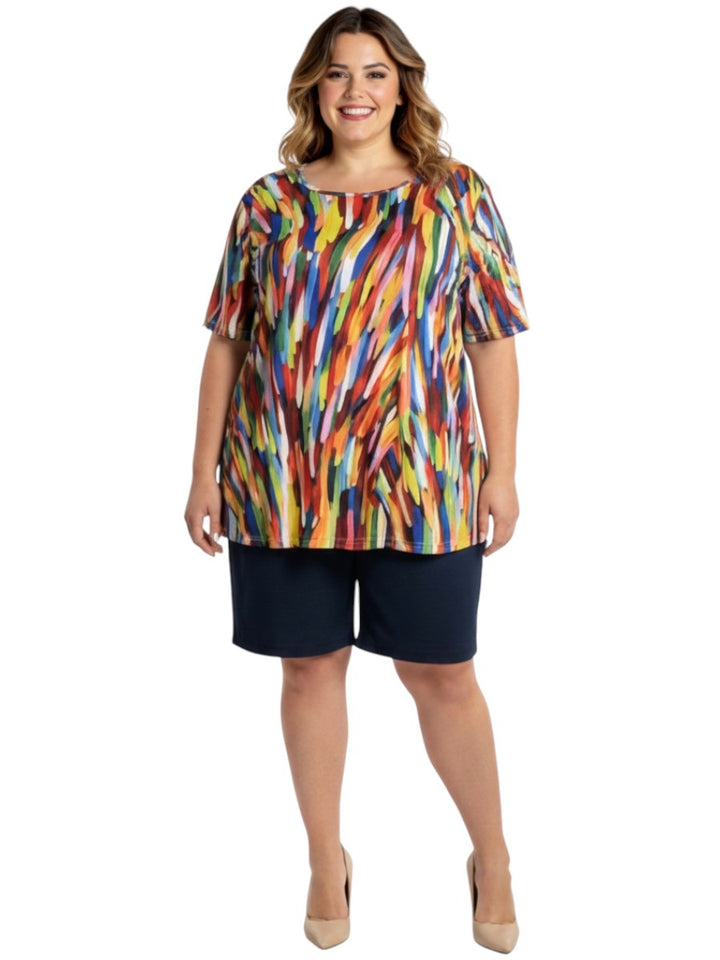 Mina Top - Multi Print