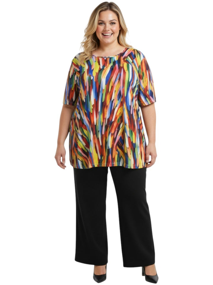 Mina Top - Multi Print