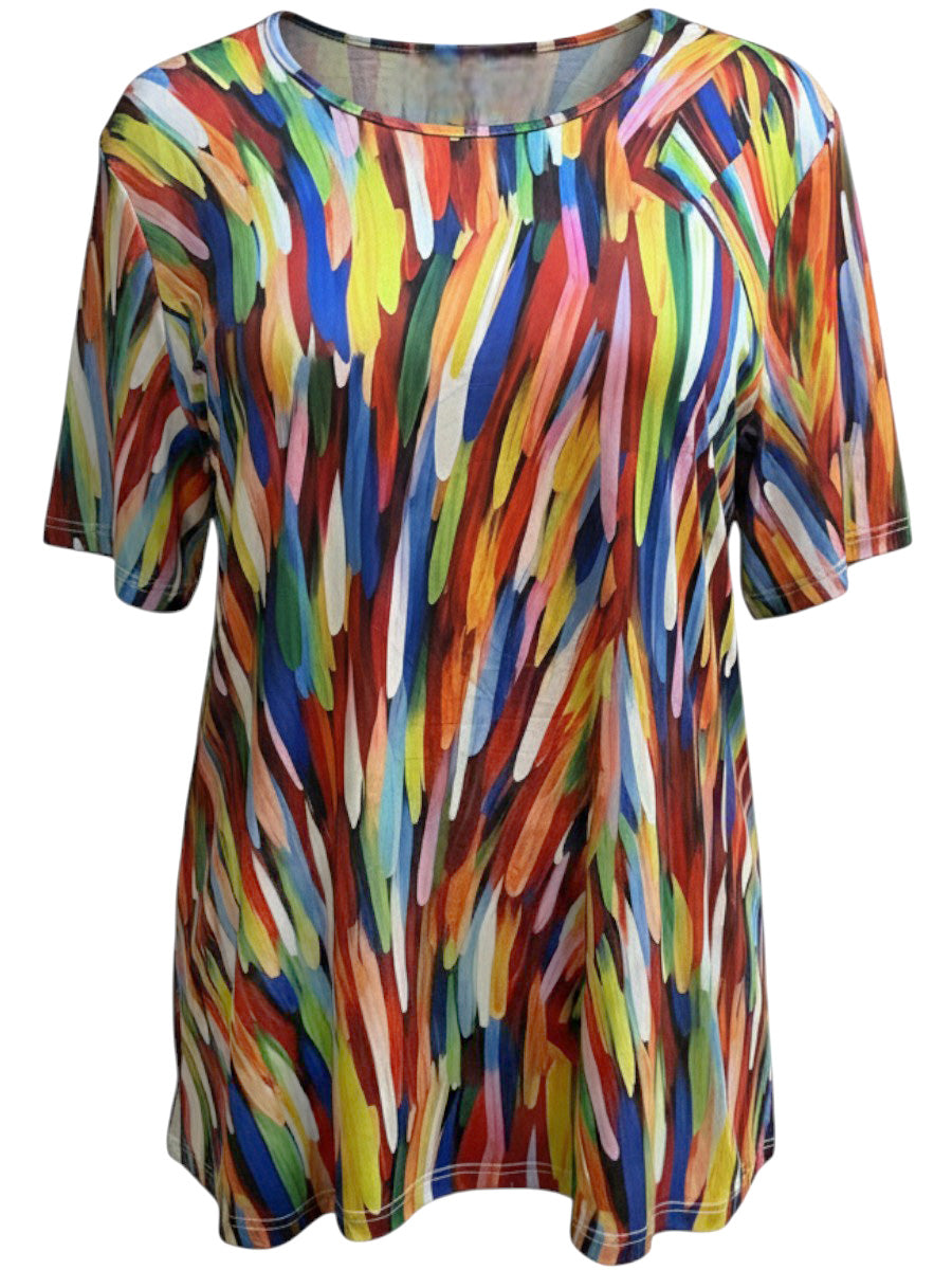 Mina Top - Multi Print
