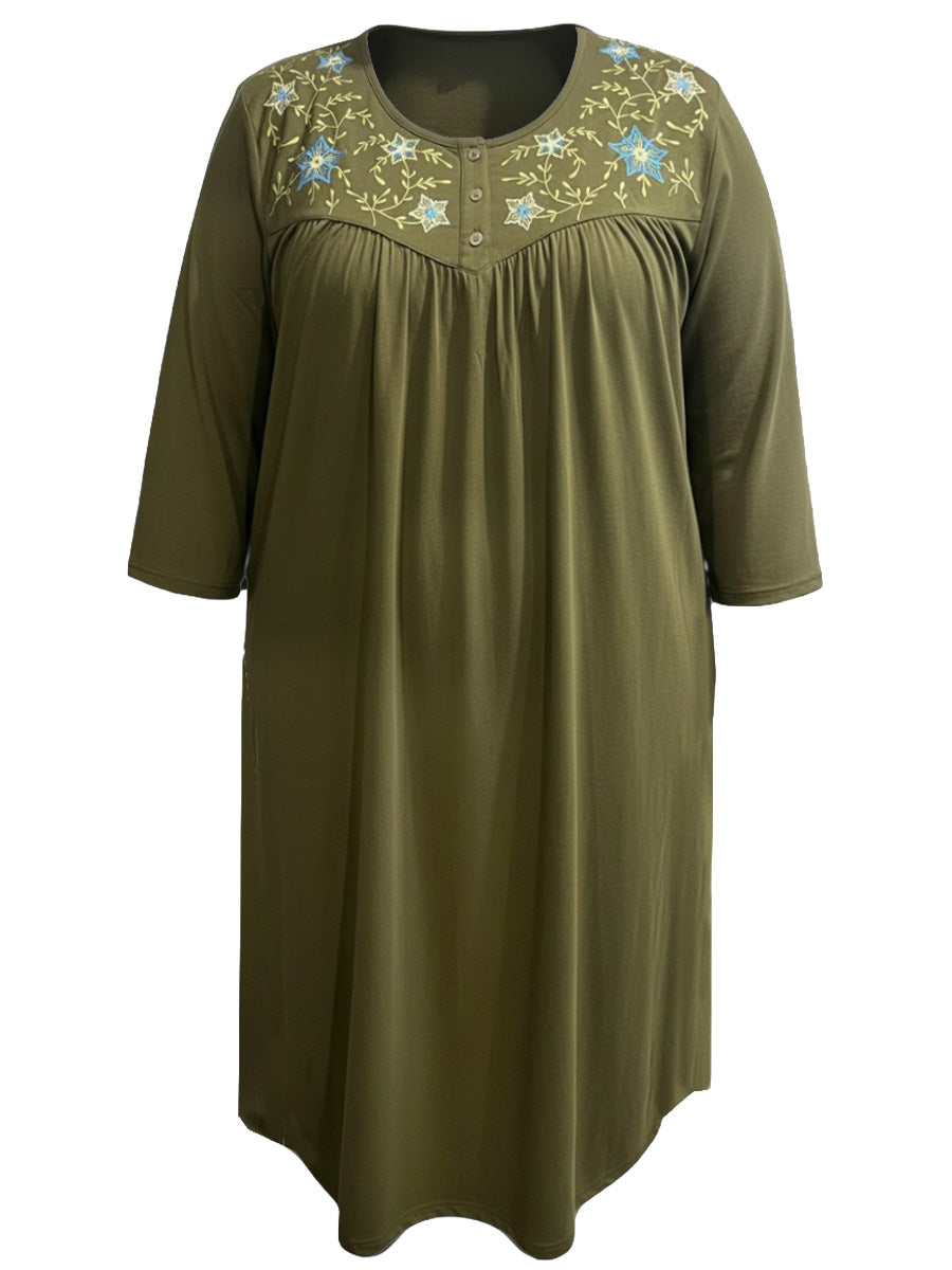Lovejoy Nightie - Forrest Green