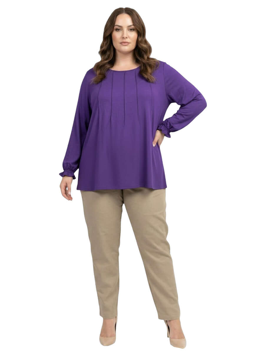 Gardner Top - Purple