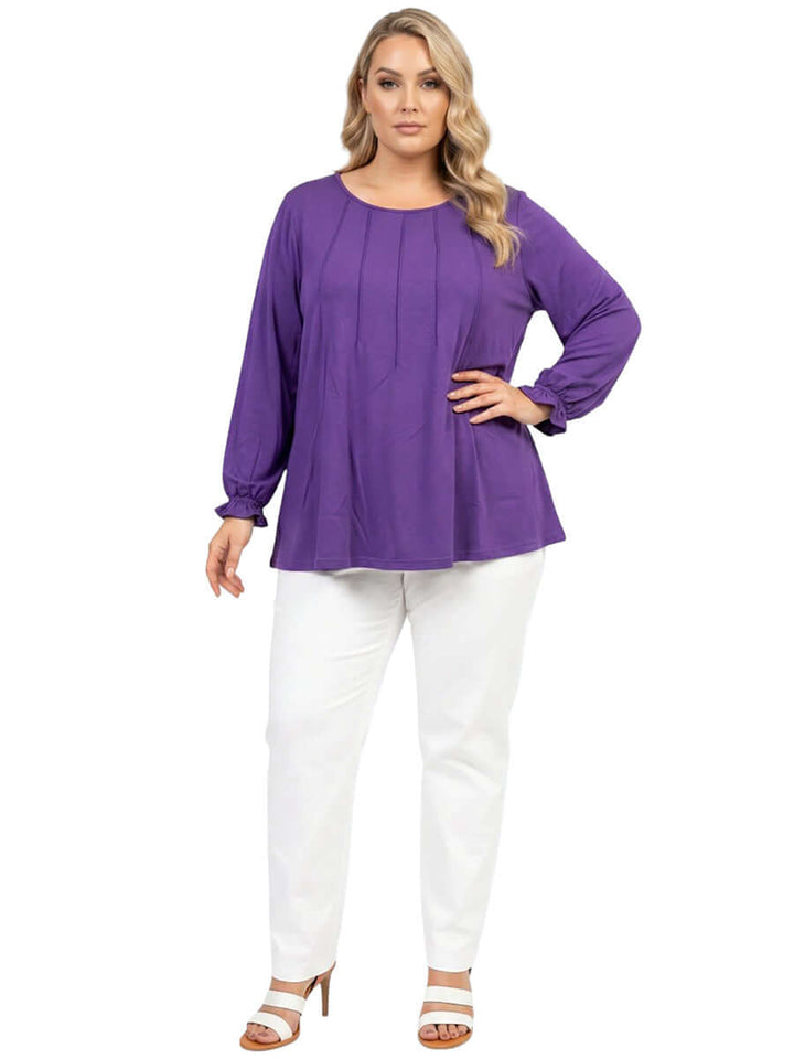 Gardner Top - Purple