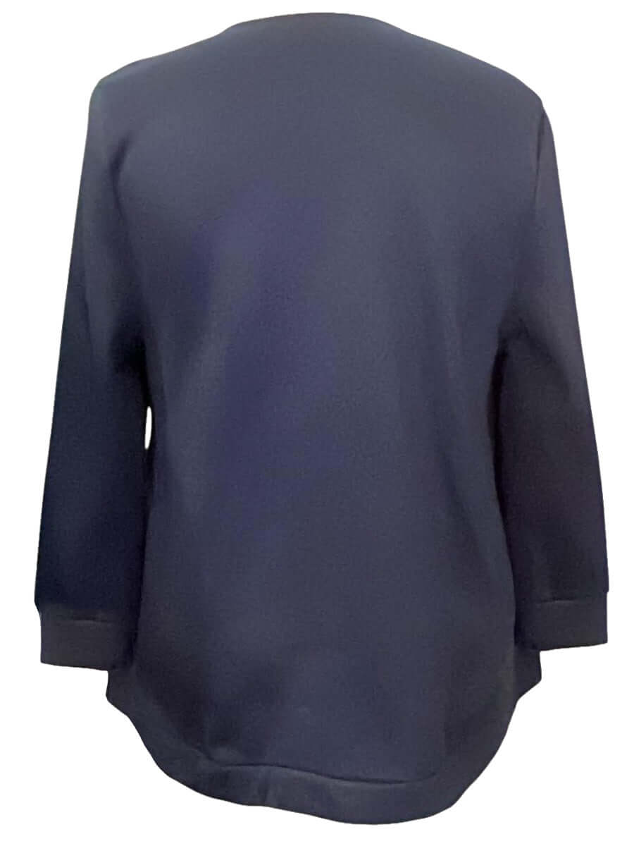 Saffron Fleece Jumper - Navy
