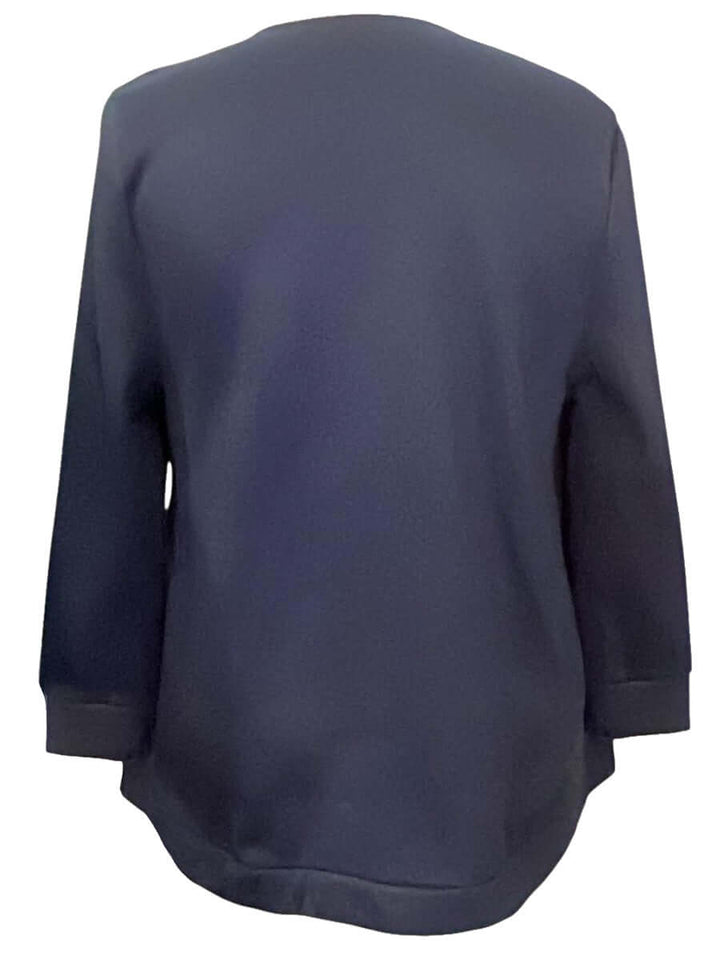 Saffron Fleece Jumper - Navy